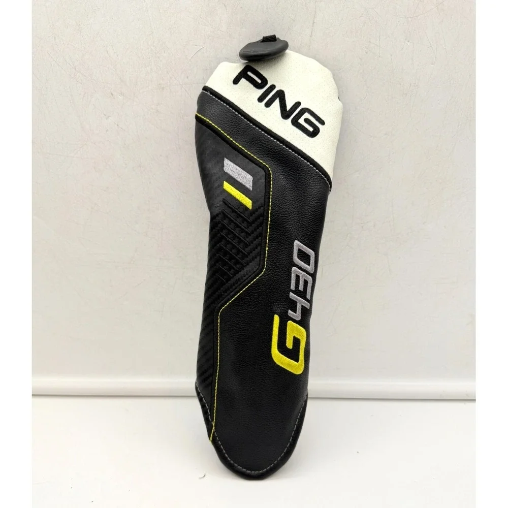 PING G430 Fairway Wood Headcover Golf Black White Chartreuse Adjustable Tag OEM
